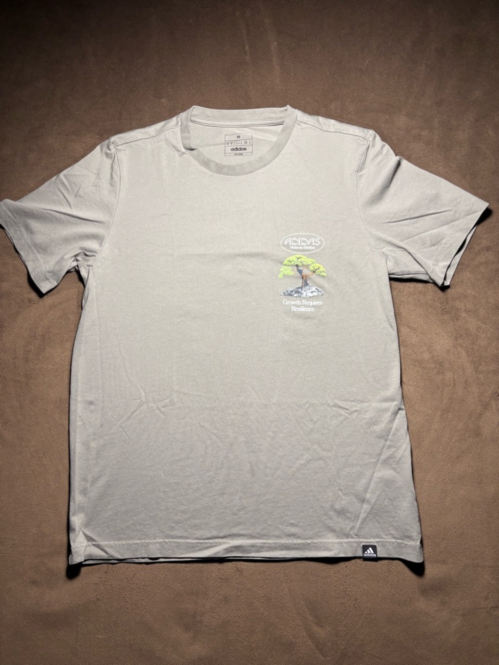 Adidas Graphic T-Shirt (Wellness Division) - Size Medium